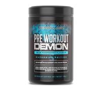 Pre Workout Demon - Suplemento Potente pre-Entreno con Creatina, Cafeína, Beta-Alanina y Glutamina (Frambuesa Azul, 720g)