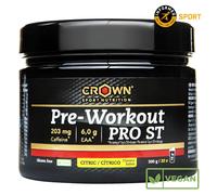 Crown Pre Workout Pro St Sabor Cítrico 300g