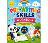 Pre-Writing Skills Workbook for Kids Ages 2-5: Fun Tracing, Pencil Control, Fine Motor Skills, Scissor Practice, Connect the Dots, Drawing & Coloring Activities for Preschool and Kindergarten