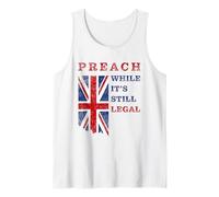 Preach, While It's Still Legal - Christian Faith UK Speech Camiseta sin Mangas