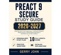 PreACT 9 Secure Study Guide 2026-2027: Exam Prep with 10 Full-Length Exams, 1,140 Practice Questions, Detailed Answers, and Personalized Study Plans to Build Skills and Test-Day Confidence
