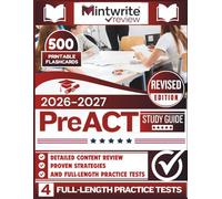 PreACT Study Guide 2026-2027: Detailed Content Review, Proven Strategies, And Full-Length Practice Tests