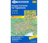 Prealpi Carniche. Val Tagliamento. Carta topografica in scala 1:25.000. Ediz. italiana, inglese, francese e tedesca: 013 (Carte topografiche per escursionisti)