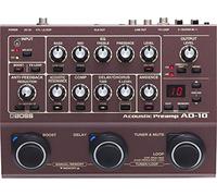 Preamplificador acústico y pedal de guitarra multiefectos BOSS AD-10 - Preamplificador/caja de inyección para actuar y grabar con guitarra electroacústica