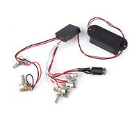 Preamplificador de bajo, Ecualizador de Ecualizador de Guitarra Activa de 3 Bandas Arnés de Circuito de Preamplificador de bajo Eléctrico para bajo Activo