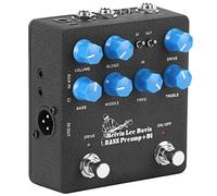 Preamplificador de bajo, Efecto BASS, Pedal de Efecto DI Box, NUX NBP-5 Preamplificador de bajo Eléctrico+Pedal de Efecto DI Box Suministros para Instrumentos Musicales de Metal