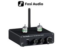 Preamplificador de fono a válvulas - RNCYN - Audio BOX X3 - Amplificador HiFi - Compatible con tocadiscos - Negro - Construcción metálica