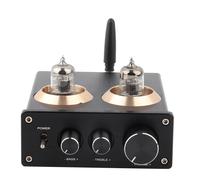 Preamplificador de fono HiFi Tube MM, amplificador de válvulas, mini preamplificador estéreo con bajo nivel de ruido, control de agudos y graves,
