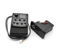 Preamplificador De Guitarra Acústica 4, Pastilla EQ De Tres Bandas Con Ecualizador De Frecuencia Alta/baja/media, Soporte Ajustable Para Púas De Guitarra