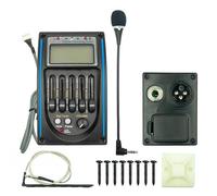 Preamplificador De Guitarra Acústica De 5 Bandas Ecualizador Captador Piezoeléctrico Sintonizador Amplificador Micrófono LCD Accesorios para pastillas de guitarra acústica