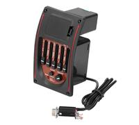 Preamplificador de Guitarra con Pastilla, Ecualizador Acstico, Amplificador Sintonizador EQ de 5 Bandas, Control de Volumen Real, Interruptor de Fase para Tocar Guitarra