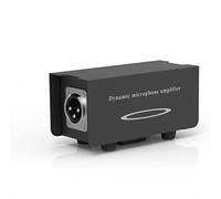 Preamplificador de micrófono para Shure SM7B/SM58/55SH Máquina SMM-205 Dynamic Mircophone Preamp Booster para Livestream/Broadcast/Podcast/Grabaciones vocales (GRIS)