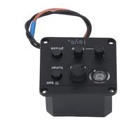 Preamplificador de Pastilla de Guitarra, Preamplificador de Pastilla de Guitarra Versátil, Sintonizador LED Integrado de 7 Segmentos, Ecualizador EQ de Pastilla de Guitarra con