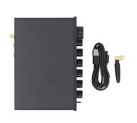 Preamplificador EQ con Medidor de VU Vintage, Ecualizador de Sonido de 5 Bandas, Aleación de Aluminio para Estéreo Doméstico, Altavoces de Computadora