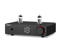 Preamplificador Escritorio de Tubo HiFi Totalmente Equilibrado AIYIMA T20 | Tubo ECC83,Para AIYIMA D20 A20,Control remoto y volumen,Op-Amp intercambiable,Pantalla digital,Entrada XLR,Disparador de 12V