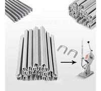 PreAsion 5 cajas tipo U 506 clips de cortaúñas de salchicha, 20000 piezas cortadoras de salchichas en forma de U para cortadoras de salchichas manuales en forma de U