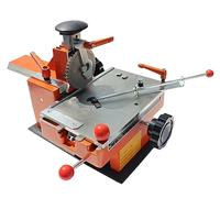 PreAsion Máquina de impresión de etiquetas de metal manual con placa de identificación semiautomática con fijación, 4 mm