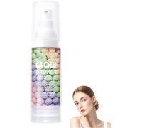 Prebase de maquillaje "Arcoíris de cuatro colores", prebase iluminadora perfeccionadora de la piel, sérum facial con control de grasa y corrector de tono, minimizador de poros.