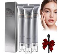 Prebase de Maquillaje Facial Sin Filtro, Reafirmante Instantáneo, Roller Iluminador para Ojos, Crema para Ojeras e Hinchazón, Hidratante y de Rápida Absorción (3 Unidades)