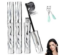 Prebase Para Pestañas En Tubo De Acero, Prebase Para Rímel En Tubo De Acero, Rímel Resistente Al Agua Con Efecto Rizado Prolongado, Resistente Al Sudor, Alargador, Natural Y Sin Manchas(2pcs)