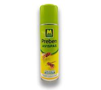 Preben Insecticida Avispas Aerosol 250 ml de Efecto Inmediato MUY EFICAZ | Elimina Avispas, Moscas y Moscardones | Uso en Casas, Porches etc | Fórmula muy Eficaz | Praletrina | Nexum Market