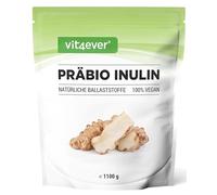 Prebio Inulin Powder - 1100 g (1,1 kg) - Alto contenido en fibra - Prebiótico - Residuos controlados - Origen Europa - Naturalmente de la raíz de achicoria - 100% Vegano