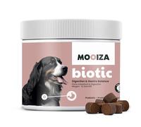 Prebióticos Natural para Perros y Gatos con Espirulina + Psyllium y Carbón Vegetal Activado - Apoyo Flora Intestinal - Suplemento Nutricional para Inmunidad Digestiva en Formato Galletas 300g | MOOIZA