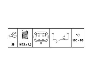 Precalentador de flujo de combustible HELLA 6ZT007 807-001