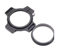 Precargador de plato de 28 99 mm para Sram Diseño robusto de aleación de aluminio con soporte de arandela (negro)