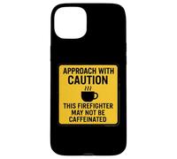 Precaución Este Bombero Puede no ser un Amante del café con cafeína Carcasa para iPhone 15 Plus