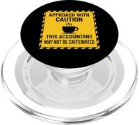 Precaución Este Contador Puede no ser un Amante del café con cafeína PopSockets PopGrip para MagSafe