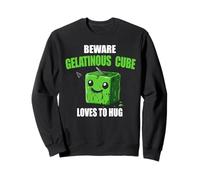 Precaución Gelatinous Cube le Encanta abrazar Sudadera