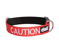 Precaución (no enfoque) el color rojo talla S-M L-XL collares para perros. Evita accidentes por advertencia otros de su perro en Advance