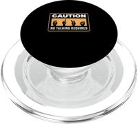 Precaución No se Requiere Hablar Cool Finger Ortografía ASL Profesor PopSockets PopGrip para MagSafe