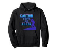 Precaución No tengo Filtro Fotógrafo Divertido Sudadera con Capucha