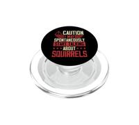 Precaución Puedo Comenzar espontáneamente a Hablar de Ardillas PopSockets PopGrip para MagSafe