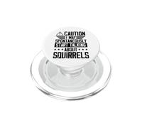 Precaución Puedo Comenzar espontáneamente a Hablar de Ardillas PopSockets PopGrip para MagSafe