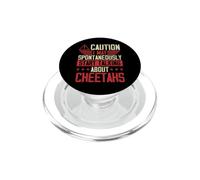 Precaución Puedo Comenzar espontáneamente a Hablar de los guepardos PopSockets PopGrip para MagSafe