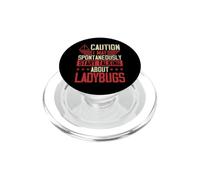 Precaución Puedo Comenzar espontáneamente a Hablar de Mariquitas PopSockets PopGrip para MagSafe