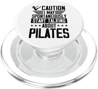 Precaución Puedo Comenzar espontáneamente a Hablar de Pilates PopSockets PopGrip para MagSafe