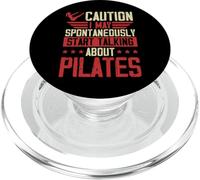 Precaución Puedo Comenzar espontáneamente a Hablar de Pilates PopSockets PopGrip para MagSafe