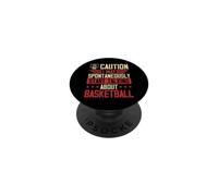 Precaución Puedo Empezar a Hablar espontáneamente de Baloncesto PopSockets PopGrip Adhesivo