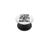 Precaución Puedo Empezar a Hablar espontáneamente de Baloncesto PopSockets PopGrip Adhesivo