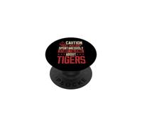 Precaución Puedo Empezar a Hablar espontáneamente de Tigres PopSockets PopGrip Adhesivo