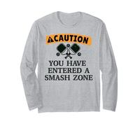 PRECAUCIÓN Que ESTÁS ENTRANDO A UN Pickleball Smash Zone Pickle Meme Manga Larga