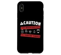 PRECAUCIÓN Que HE Sido SABIDO para Llevar Cosas Cerámica Meme Carcasa para iPhone XS MAX