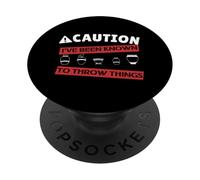 PRECAUCIÓN Que HE Sido SABIDO para Llevar Cosas Cerámica Meme PopSockets PopGrip Adhesivo