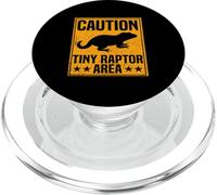 Precaución Tiny Raptor Area Newt PopSockets PopGrip para MagSafe