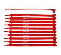 Precinto de seguridad, 1000pcs Evident Numbered Security Shipping Seals Safety Disposable Self Locking Tags