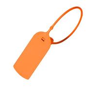 Precintos antimanipulación, Bridas numeradas for ropa, zapatos, 100 unidades, de plástico, multicolor, 200 mm(Orange)